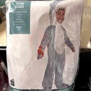 Shark Attack Costume Size Small 4-6 NWT Unisex